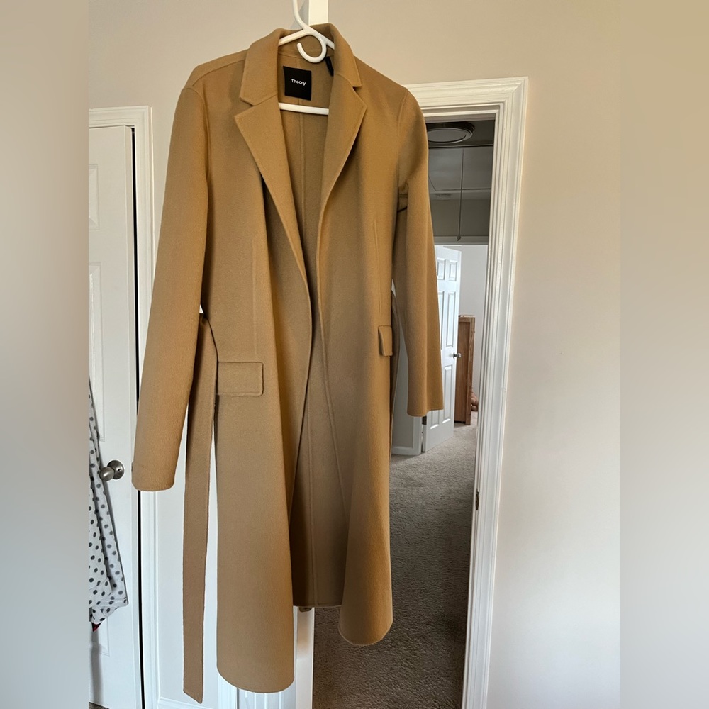Theory wrap coat